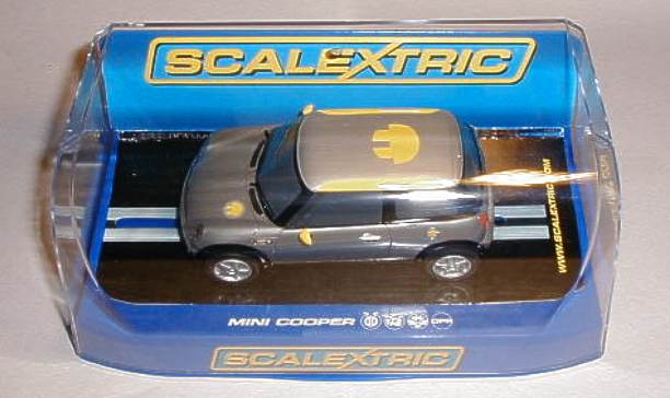 Scalextric car BMW Mini Cooper E
