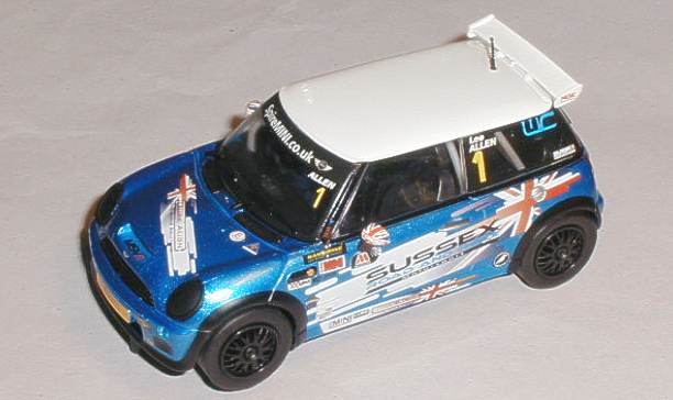Scalextric car C3528 BMW Mini Cooper S Sussex