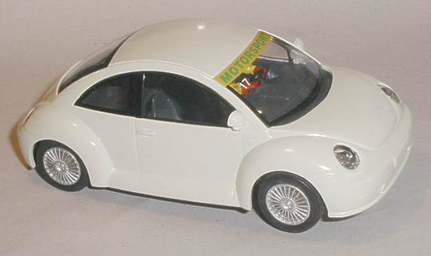 Scalextric car VW Beetle in white