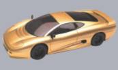 Jaguar XJ220C Gold livery