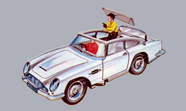 Scalextric sunroof for the James Bond 007 Aston Martin DB5
