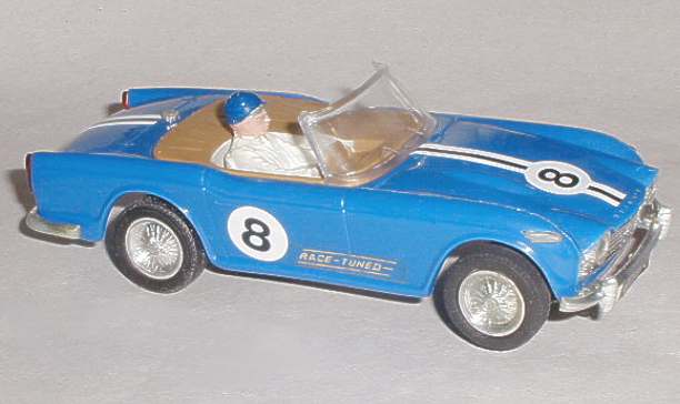 Scalextric Triumph TR4 bumpers and fenders