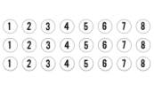Slot car racing numbers