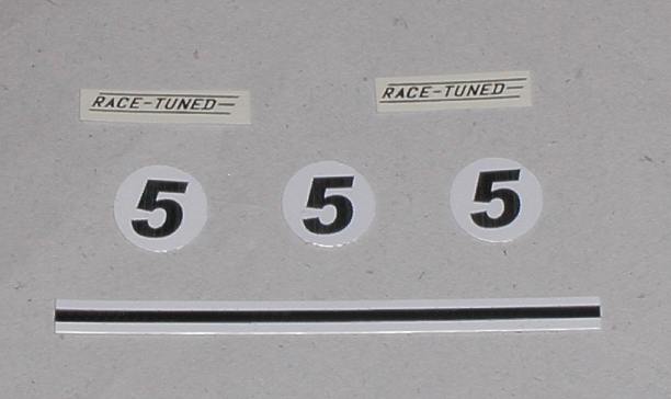 Scalextric decal set for Race Tuned cars