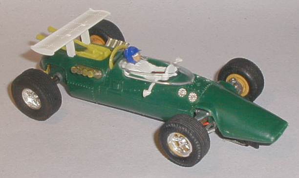 Scalextric driver for Powersledge single seater cars on car