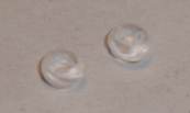 Vintage Scalextric spares Lister Jaguar headlight lenses
