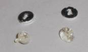 Front light lenses for Scalextric Porsche Turbo 934