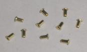 Vintage Scalextric brass pick up pins - pack of 10