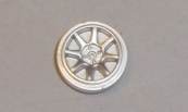 Scalextric wheel 1990s 8 spoke silver