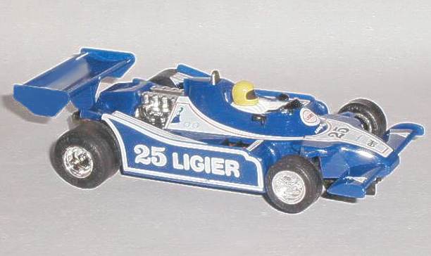 Scalextric rear wing C137 Ligier JS11 on car