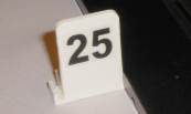 Scalextric trackside sign distance 25
