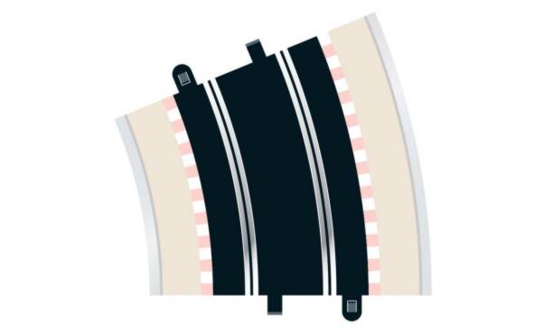 Scalextric track C8235 radius 4 curve