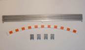 Scalextric track C8268 radius 2 curve kerb and barriers
